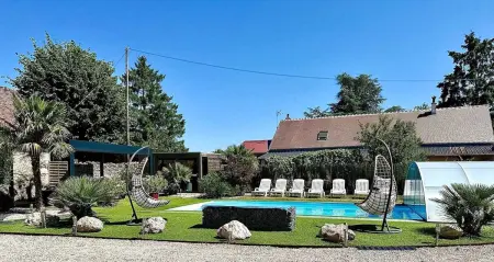 Villa avec piscine privée à Mosnes, 300 m², Villa 15 personnes à Mosnes - Photo 67