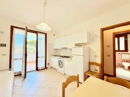Chalet, Terrasse mit Kamin, privater Garten, Maison 6 personnes à Lido di Pomposa - Photo 19