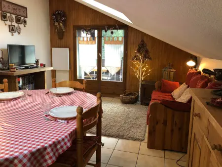 Appartement 3 pièces cabine, balcon exposé Sud, 5 pers., parking privatif - Photo 1