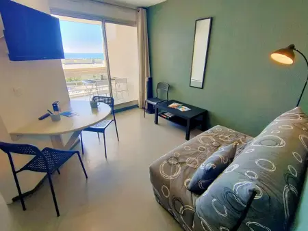 Appartement 2 pièces pour 5 pers avec piscine et parking face à la mer - Photo 1