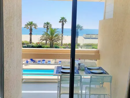 Appartement 2 pièces pour 5 pers avec piscine et parking face à la mer - Photo 8