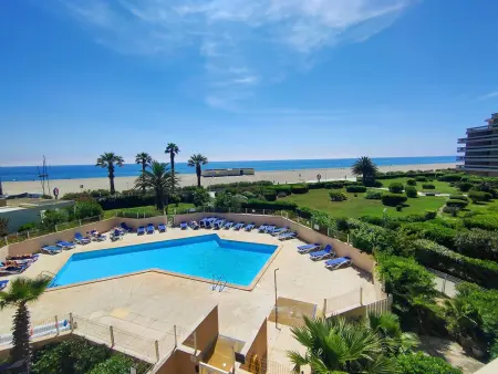 Appartement 2 pièces pour 5 pers avec piscine et parking face à la mer - Photo 12