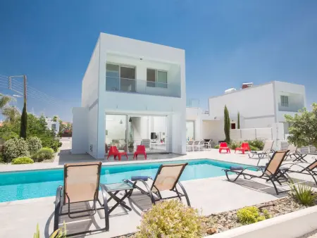 Protaras Greco Villa CCV1 mit beheiztem Pool, Maison 10 personnes à Paralimni - Photo 2