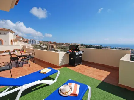 Penthouse, Jacuzzi, Meerblick, BBQ,wifi, AC, Appartement 7 personnes à Calahonda - Photo 10