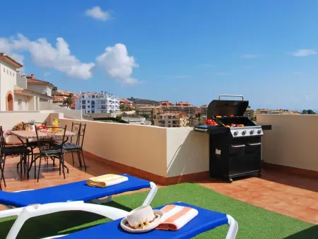 Penthouse, Jacuzzi, Meerblick, BBQ,wifi, AC, Appartement 7 personnes à Calahonda - Photo 15