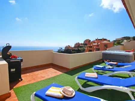Penthouse, Jacuzzi, Meerblick, BBQ,wifi, AC, Appartement 7 personnes à Calahonda - Photo 17