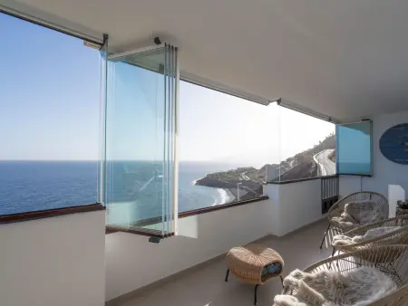 Helle Wohnung mit atemberaubender Aussicht auf das Meer und den Strand - Photo 38