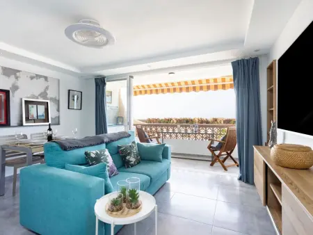 Wohnung in Palm-Mar und Panoramablick, Appartement 6 personnes à Palm  Mar - Photo 14