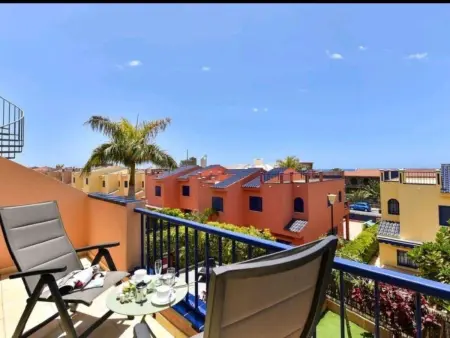 in Costa Meloneras mit Großem gemeinsamem Pool, Maison 4 personnes à Maspalomas - Photo 1