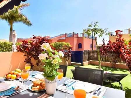 in Costa Meloneras mit Großem gemeinsamem Pool, Maison 4 personnes à Maspalomas - Photo 2