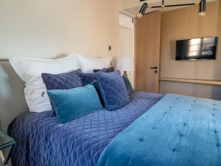Wunderschöne Wohnung mit Balkon am Hafen, Appartement 4 personnes à Saint Tropez - Photo 14