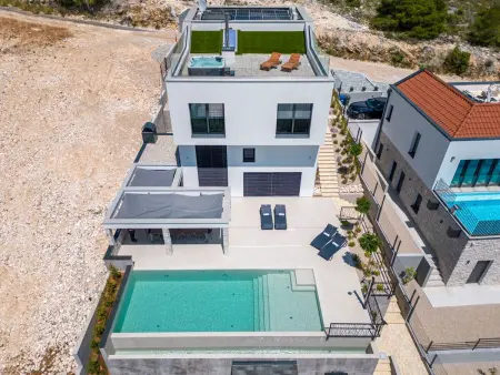 Ferienvilla  Villa Grc  mit Infinity Pool, Maison 10 personnes à Brodarica Žaborić - Photo 1