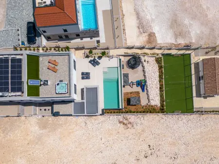 Ferienvilla  Villa Grc  mit Infinity Pool, Maison 10 personnes à Brodarica Žaborić - Photo 8