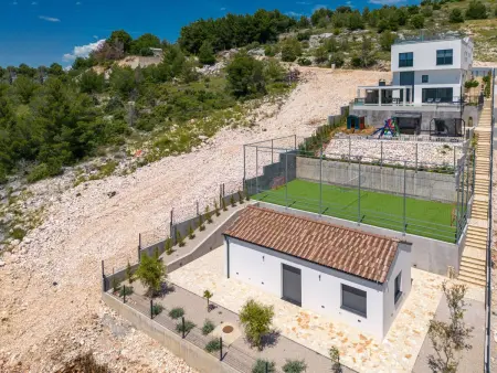 Ferienvilla  Villa Grc  mit Infinity Pool, Maison 10 personnes à Brodarica Žaborić - Photo 10