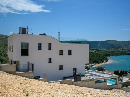 Ferienvilla  Villa Grc  mit Infinity Pool, Maison 10 personnes à Brodarica Žaborić - Photo 13
