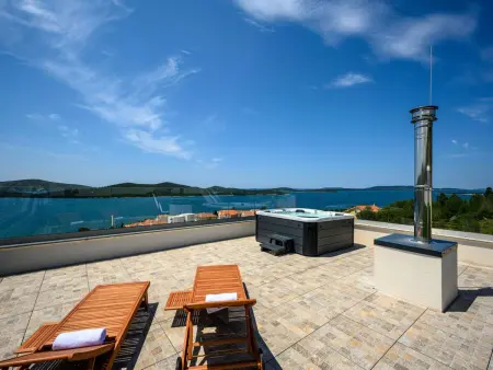 Ferienvilla  Villa Grc  mit Infinity Pool, Maison 10 personnes à Brodarica Žaborić - Photo 19