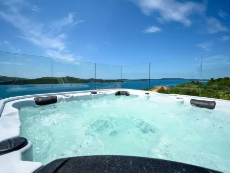 Ferienvilla  Villa Grc  mit Infinity Pool, Maison 10 personnes à Brodarica Žaborić - Photo 20