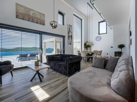 Ferienvilla  Villa Grc  mit Infinity Pool, Maison 10 personnes à Brodarica Žaborić - Photo 22