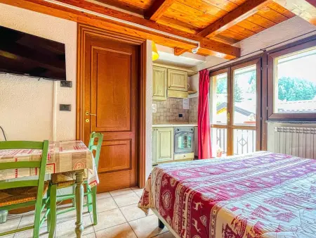 Ein-Zimmer-Wohnung 2 Personen Villa Frejus, Appartement 2 personnes à Bardonecchia - Photo 3