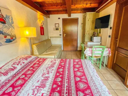 Ein-Zimmer-Wohnung 2 Personen Villa Frejus, Appartement 2 personnes à Bardonecchia - Photo 5