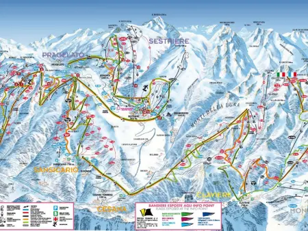Teleo Vacanze - Olympisches Dorf Sestriere, Appartement 4 personnes à Sestriere - Photo 26