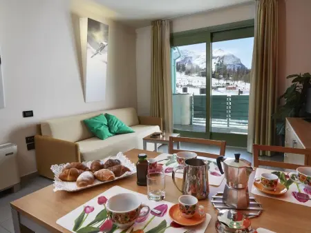 Teleo Vacanze - Olympisches Dorf Sestriere, Appartement 4 personnes à Sestriere - Photo 4