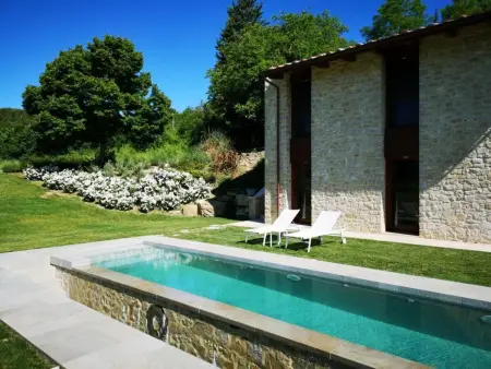 Villa mit privatem Spa und beheiztem Pool, Maison 6 personnes à San Venanzo - Photo 29