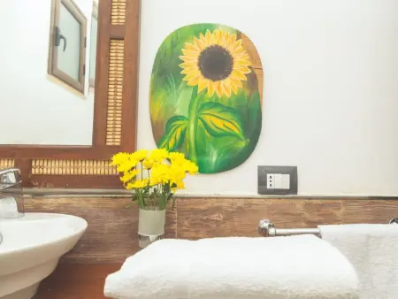 Wohnung GIallo mit Schwimmbad und Meerblick, Appartement 4 personnes à Balestrate - Photo 8