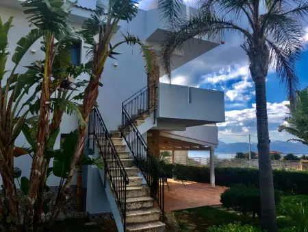 Lila Wohnung mit Schwimmbad und Meerblick, Appartement 4 personnes à Balestrate - Photo 12