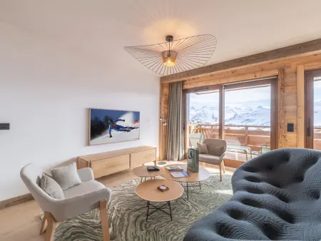 Appartement élégant, 6 pers, aux pieds des pistes à Huez - Photo 2