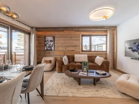Élégant appartement 6 pers, balcon, proche pistes - Photo 1
