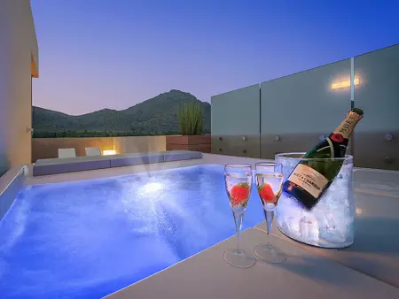 Penthouse moderne avec piscine commune, climatisation, pour 2 personnes - Photo 10