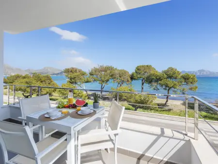 Appartement stylé face mer avec vue montagne, Appartement 3 personnes à Pollença - Photo 1