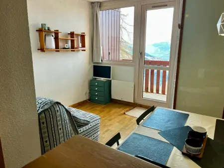 Studio 4 pers à Vallandry, terrasse et ski aux pieds - Photo 3