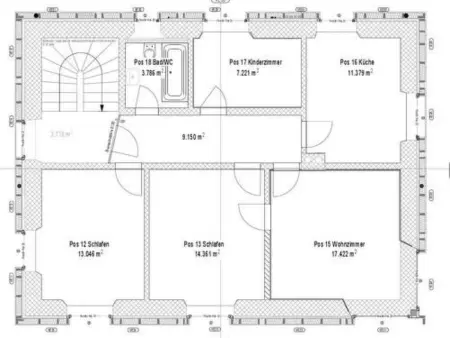 Chesa Melchior, Appartement 5 personnes à Pontresina - Photo 4