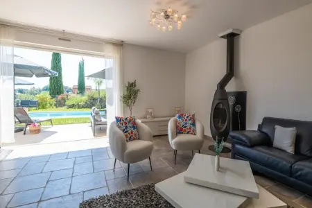 Villa Calade, Beau villa avec piscine, sauna, fitness et vue mer - Photo 7