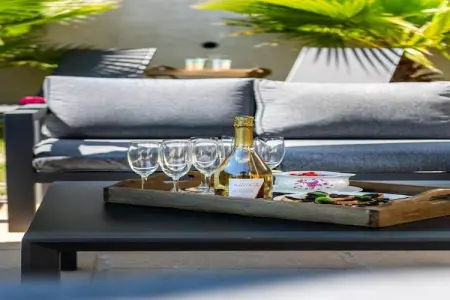 Villa Calade, Beau villa avec piscine, sauna, fitness et vue mer - Photo 38