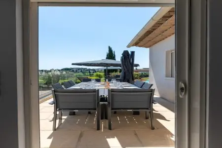 Villa Calade, Beau villa avec piscine, sauna, fitness et vue mer - Photo 39