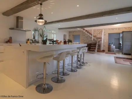Maison de campagne - 12 pers., Gite 12 personnes à Courgeoût - Photo 7
