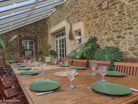 Maison de campagne - 12 pers., Gite 12 personnes à Courgeoût - Photo 13