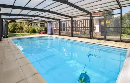 Maison avec piscine couverte, Maison 7 personnes à Fervaques - Photo 1