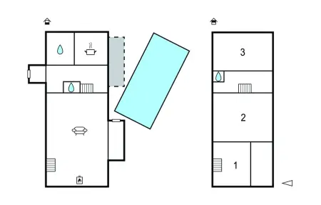 Maison avec piscine couverte, Maison 7 personnes à Fervaques - Photo 25