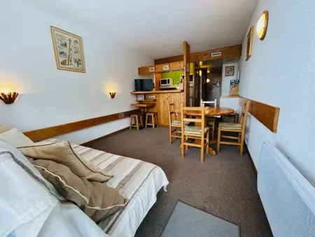 Studio cabine 5 pers, 28 m², Les Arcs 1800, Wifi - Photo 2