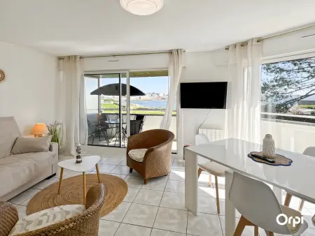 Ploemeur T2 avec Balcon, Garage à 30m Plage, Appartement 4 personnes à Ploemeur - Photo 5