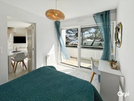 Ploemeur T2 avec Balcon, Garage à 30m Plage, Appartement 4 personnes à Ploemeur - Photo 12