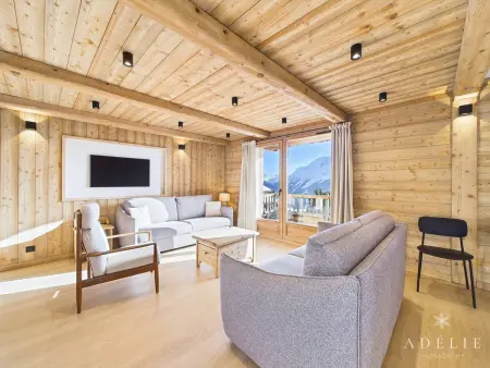 Superbe appartement skis aux pieds 80m², WIFI, parking, 8 pers - Photo 4
