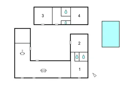 Charmante Maison avec Piscine, Maison 8 personnes à La Palmyre - Photo 23