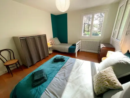 Maison individuelle avec grand jardin et WIFI, Gite 5 personnes à Meusnes - Photo 16