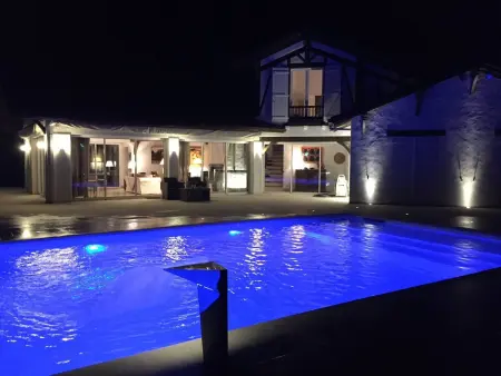 Villa à Hossegor avec jardin et piscine chauffée pour 10 personnes - Photo 24