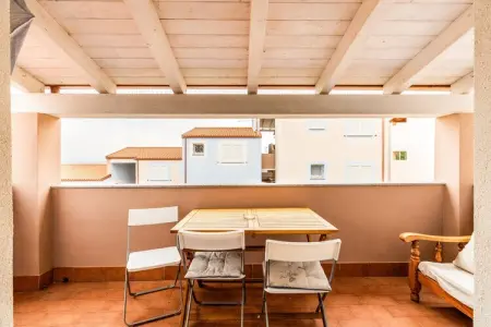 ATTICO BADESI CON PISCINA, Grenier avec terrasse et piscine en copropriété - Photo 1